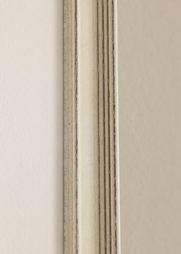 Okvir Shabby Chic Akrilno steklo Bela 50x50 cm