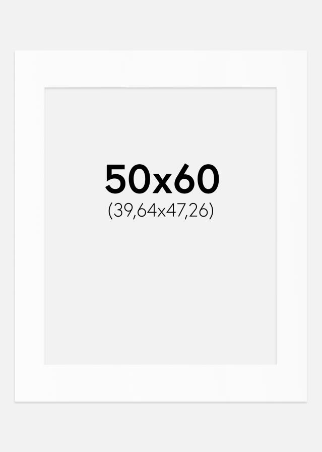 Paspartȗ Beli Standard (Belo Jedro) 50x60 cm (39,64x47,26)
