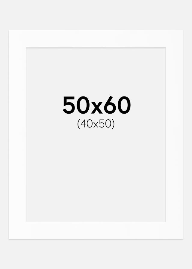 Paspartȗ Beli Standard (Belo Jedro) 50x60 cm (40x50)