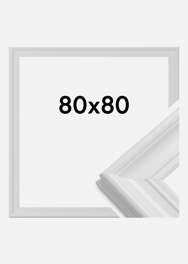 Okvir Mora Premium Akrilno steklo Bela 80x80 cm