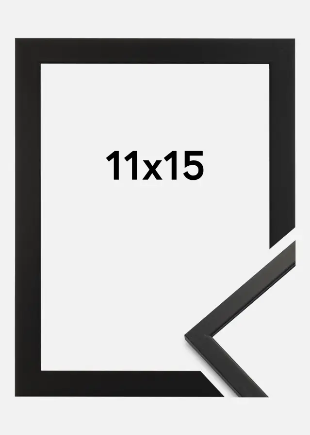 Okvir Edsbyn Akrilno steklo Črna 11x15 cm