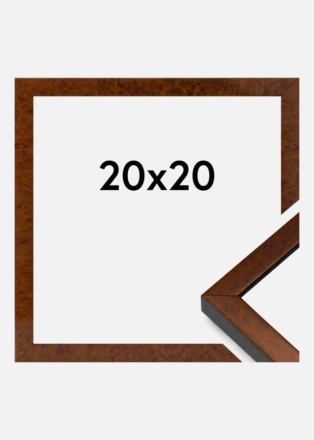 Okvir Ares Akrilno steklo Burr Walnut 20x20 cm