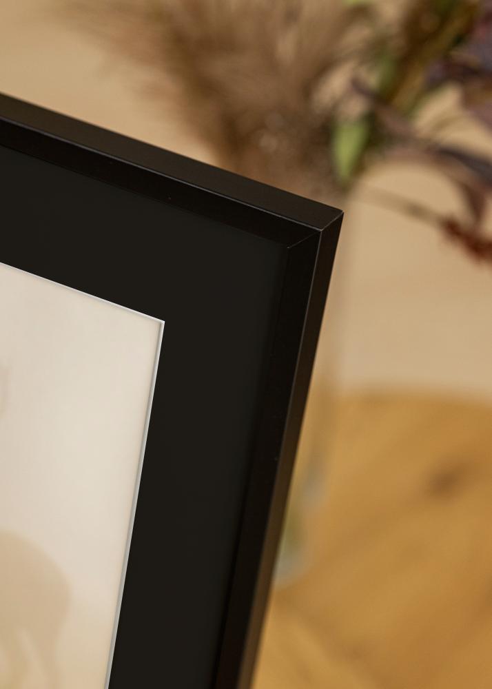 Okvir E-Line Črna 30x40 cm - Paspartŭ Črna 21x29,7 cm (A4)