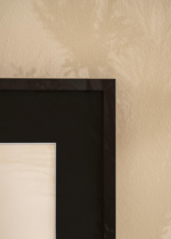 Okvir E-Line Črna 30x40 cm - Paspartŭ Črna 21x29,7 cm (A4)