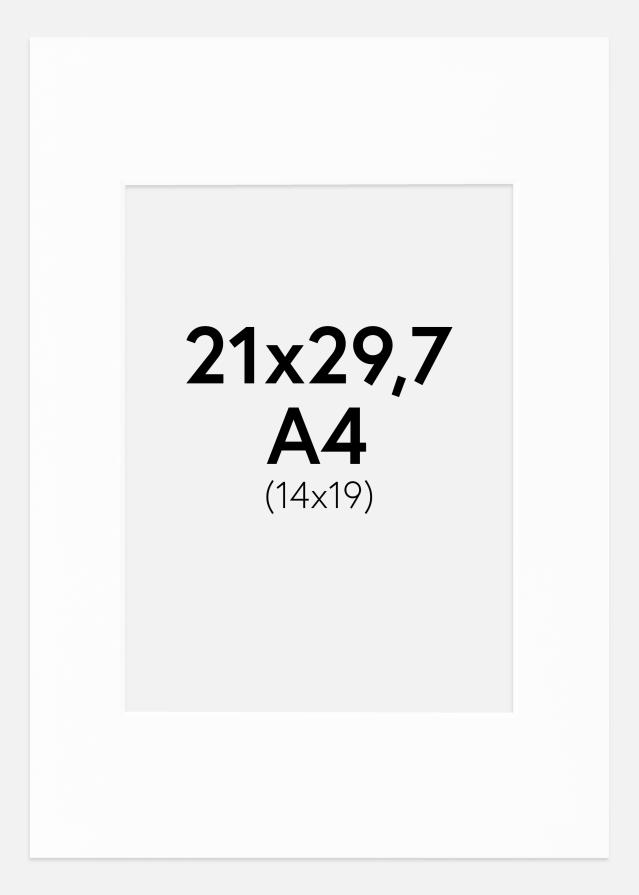 Paspartŭ Canson Bela Bel notranji rob A4 21x29,7 cm (14x19,5)