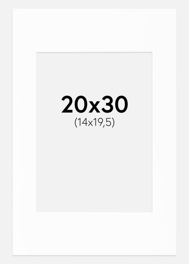 Paspartŭ Canson Bela Bel notranji rob 20x30 cm (14x19,5)