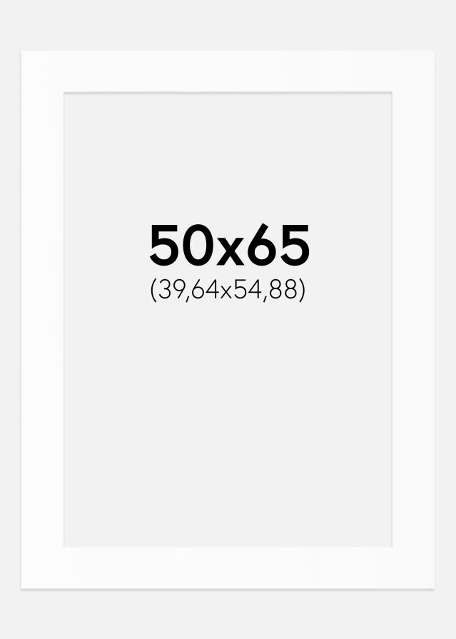 Paspartȗ Beli Standard (Belo Jedro) 50x65 cm (39,64x54,88)