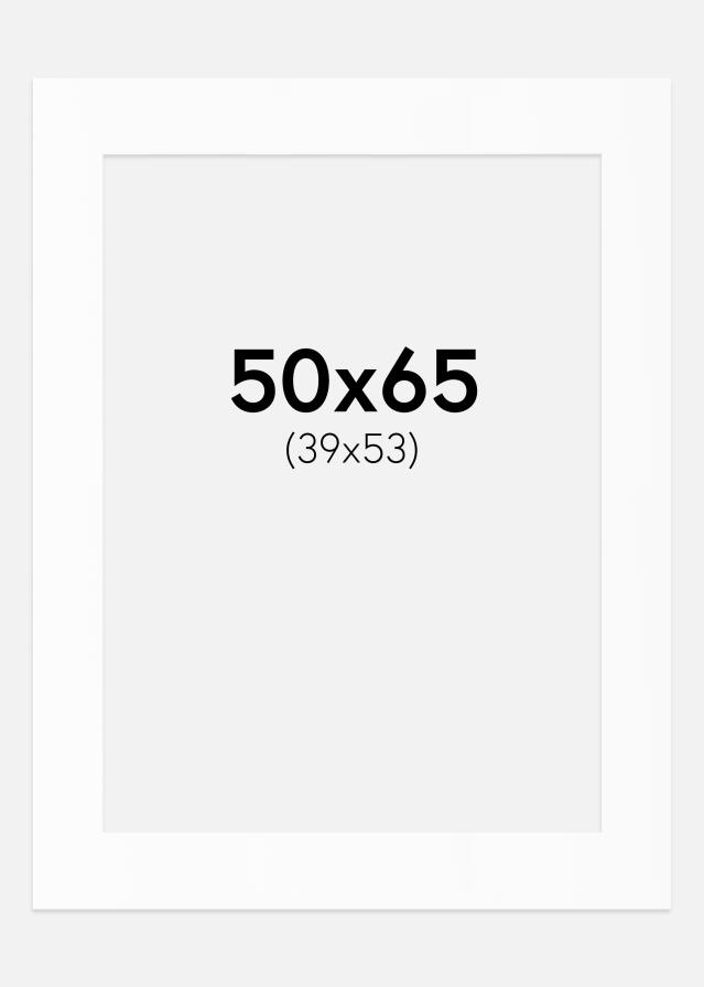 Paspartȗ Beli Standard (Belo Jedro) 50x65 cm (39x53)