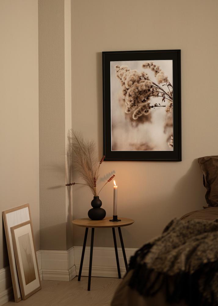 Okvir E-Line Črna 30x40 cm - Paspartŭ Črna 21x29,7 cm (A4)