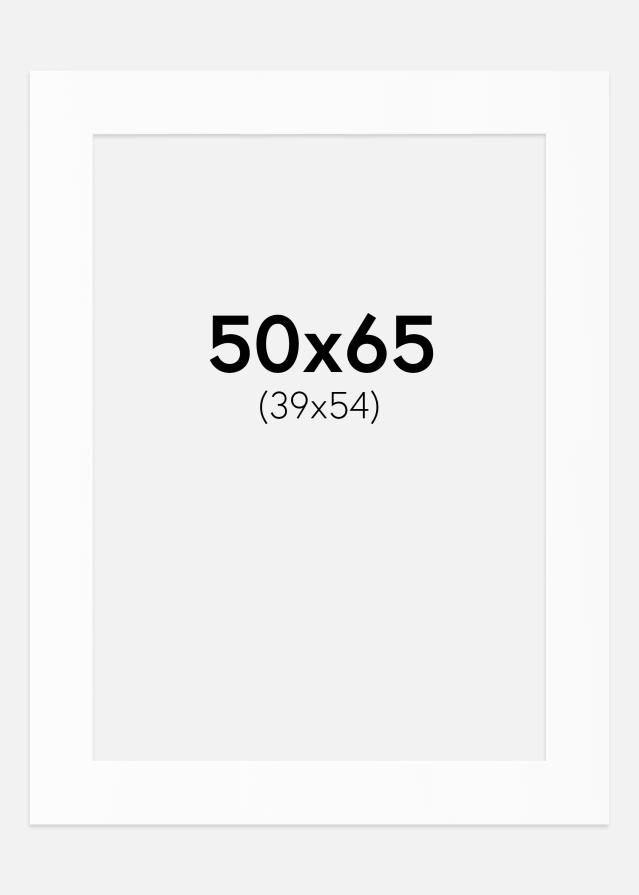 Paspartȗ Beli Standard (Belo Jedro) 50x65 cm (39x54)