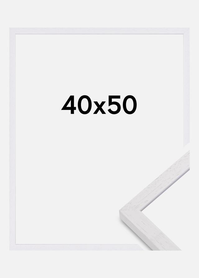 Okvir Glendale Mat Antirefleksno steklo Bela 40x50 cm