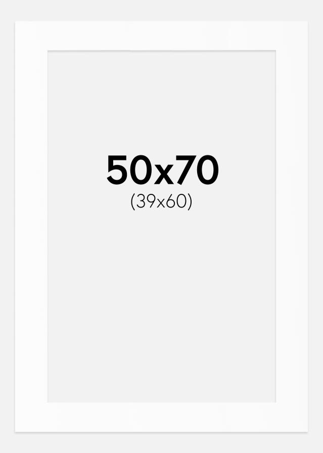 Paspartȗ Beli Standard (Belo Jedro) 50x70 cm (39x60)