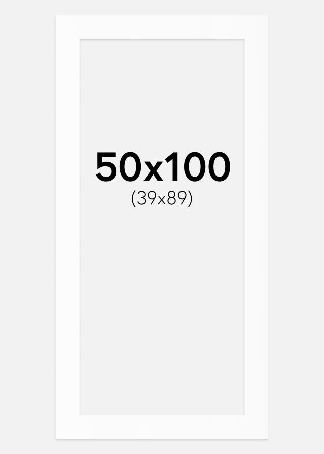 Paspartȗ Beli Standard (Belo Jedro) 50x100 cm (39x89)