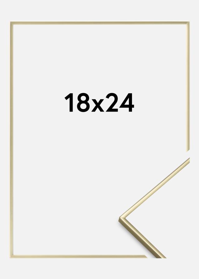 Okvir Gladek Kovina Zlata 18x24 cm