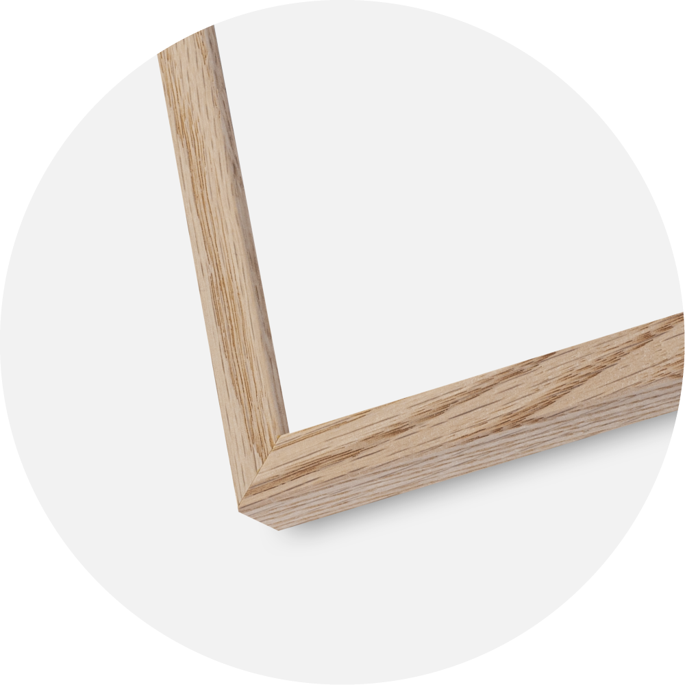 Okvir E-Line Wide Hrast 70x100 cm - Paspartŭ Črna 59,4x84 cm (A1)