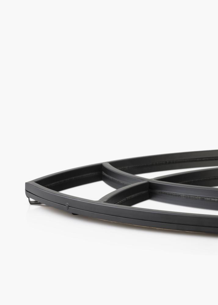 KAILA Ogledalo Garden Window - Črna 45x100 cm