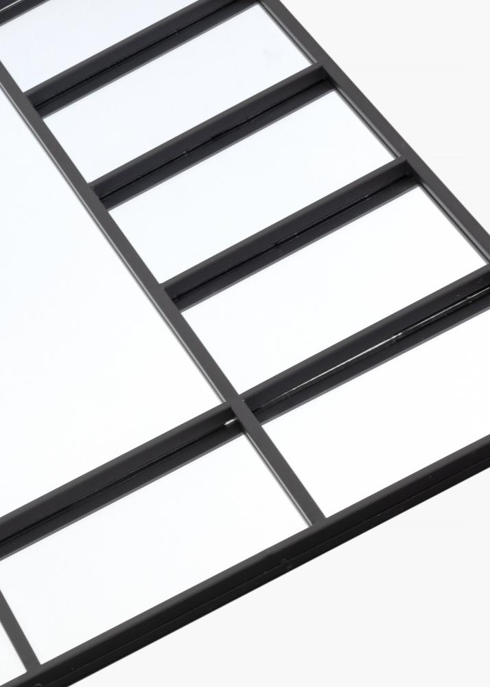 KAILA Ogledalo Window - Črna 80x120 cm