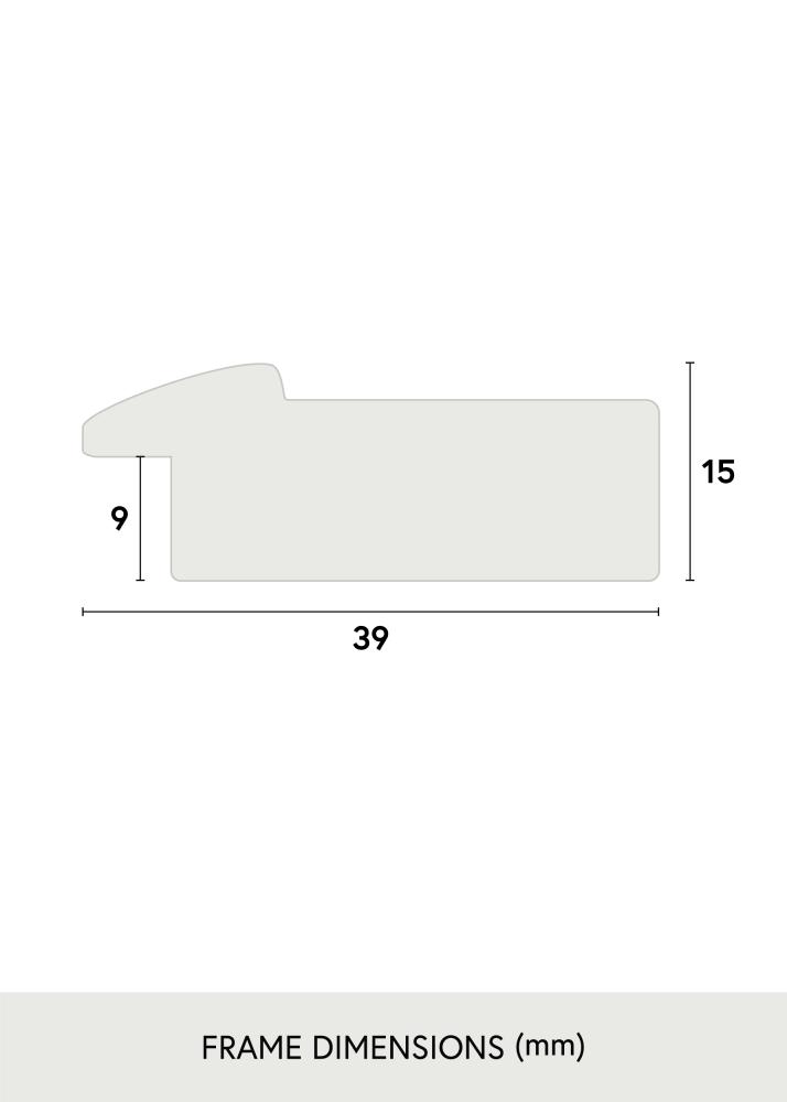 Okvir Färila Oranžna - Poljubna velikost