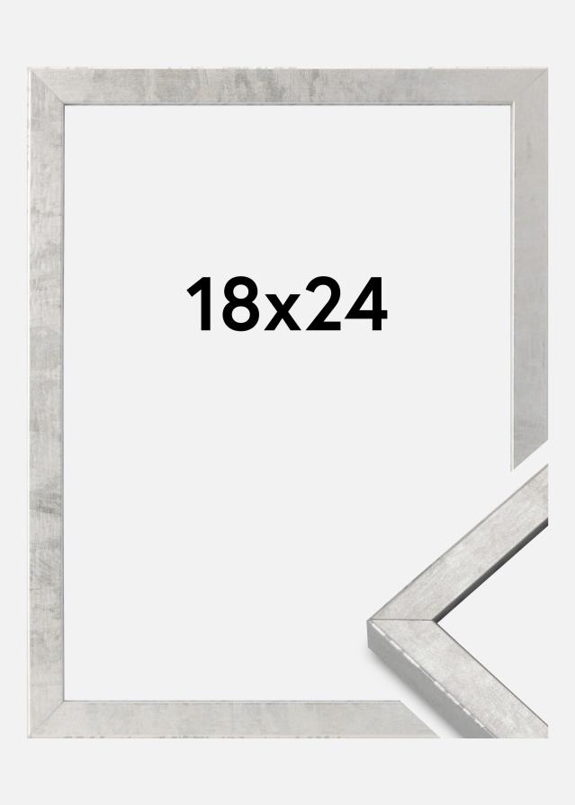 Okvir Ares Akrilno steklo Srebrna 18x24 cm