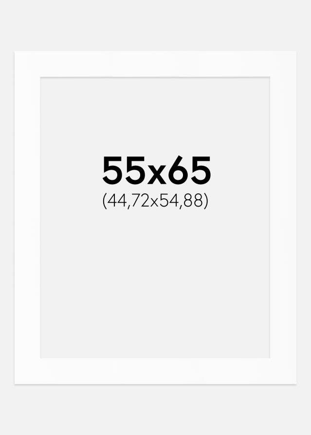 Paspartȗ Beli Standard (Belo Jedro) 55x65 cm (44,72x54,88)