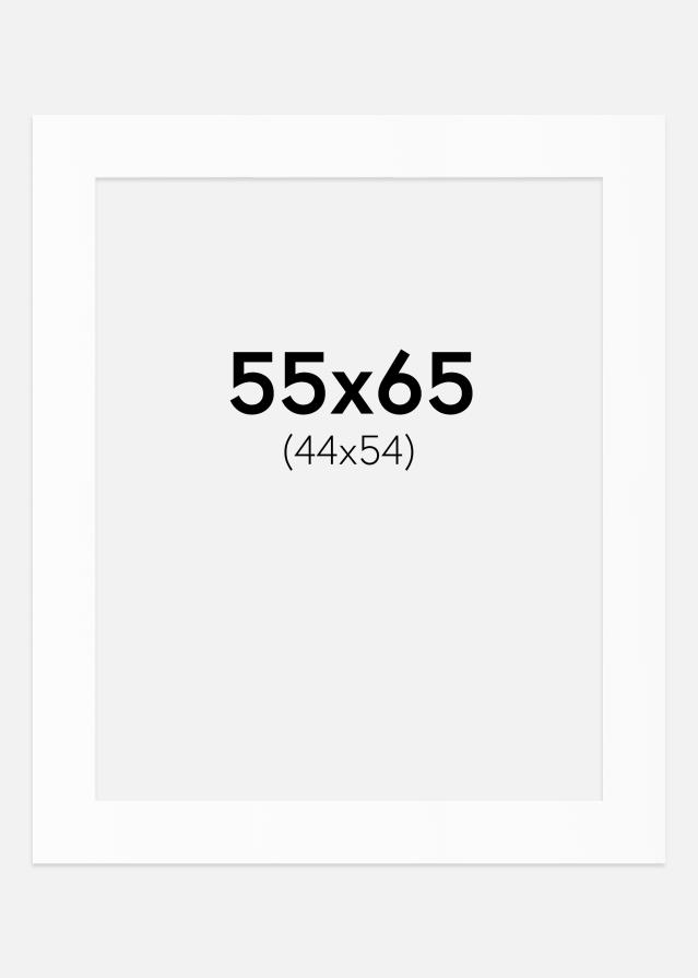 Paspartȗ Beli Standard (Belo Jedro) 55x65 cm (44x54)