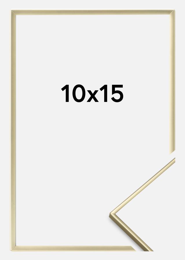Okvir Gladek Kovina Zlata 10x15 cm