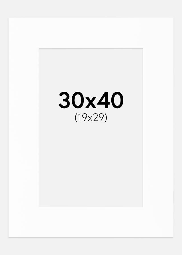 Paspartŭ Canson Bela Bel notranji rob 30x40 cm (19x29)