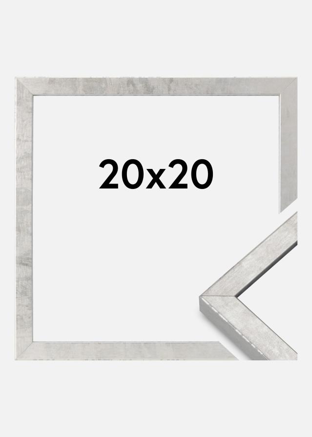 Okvir Ares Akrilno steklo Srebrna 20x20 cm