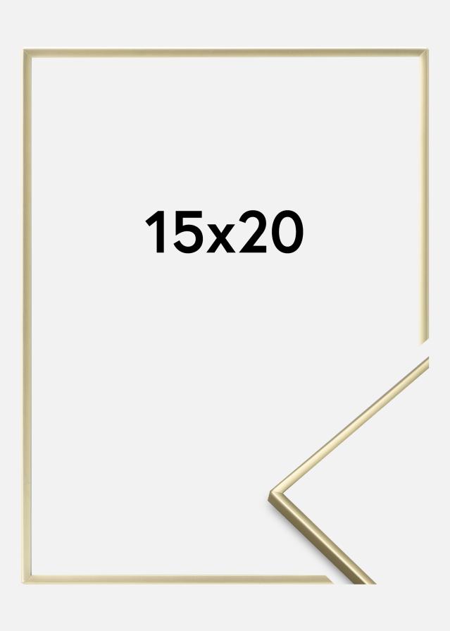 Okvir Gladek Kovina Zlata 15x20 cm