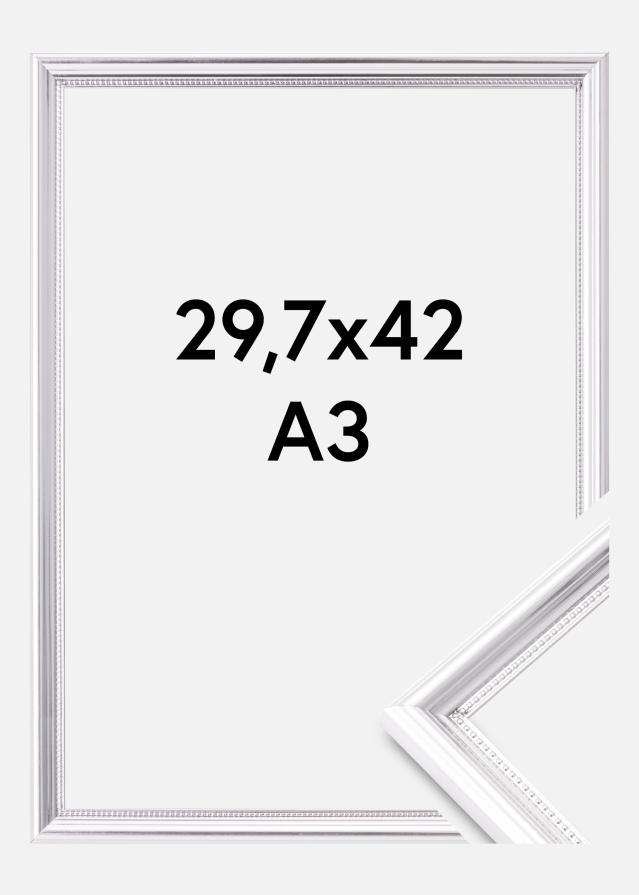 Okvir Gala Akrilno steklo Srebrna 29,7x42 cm (A3)