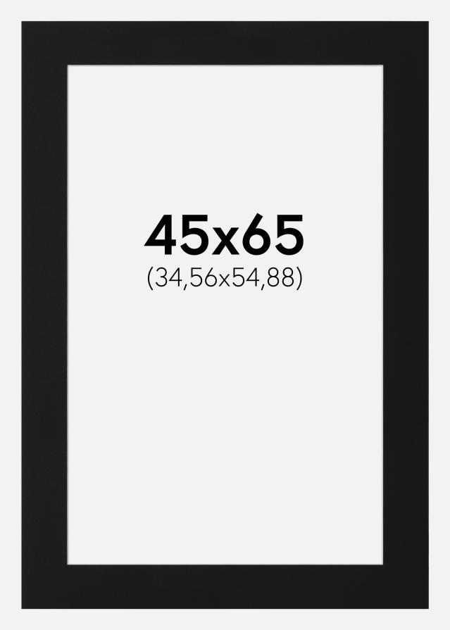 Paspartŭ Črni Standard (Belo Jedro) 45x65 cm (34,56x54,88)