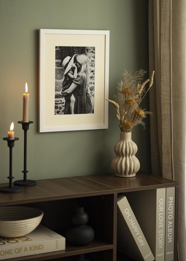 Paspartŭ Antique White Bel notranji rob 50x60 cm (39x49)