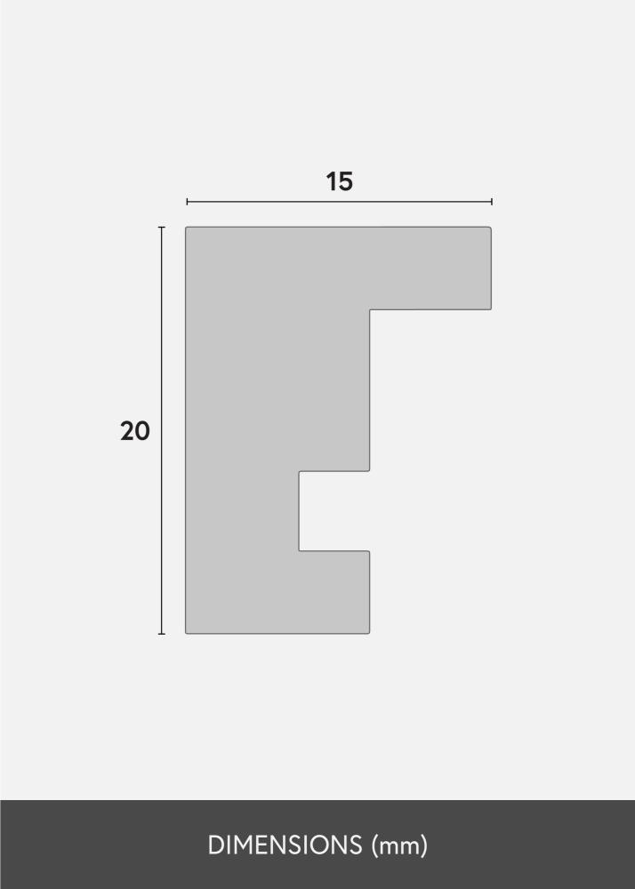 Okvir Ares Akrilno steklo Oreh 21x29,7 cm (A4)