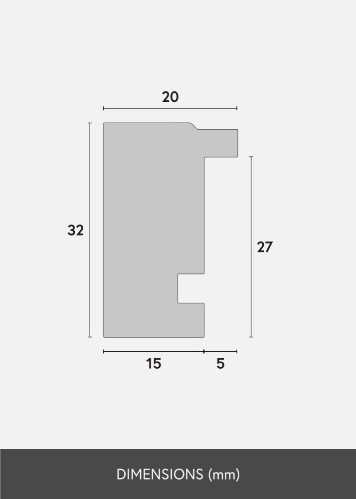Okvir Diana Akrilno steklo Rdeča 45x60 cm