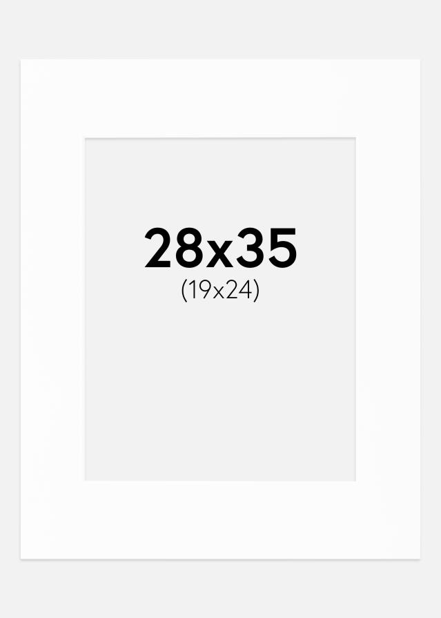 Paspartŭ Canson Bela Bel notranji rob 28x35 cm (19x24)