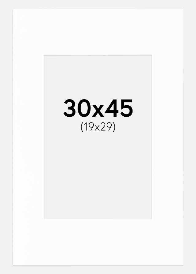 Paspartŭ Canson Bela Bel notranji rob 30x45 cm (19x29)