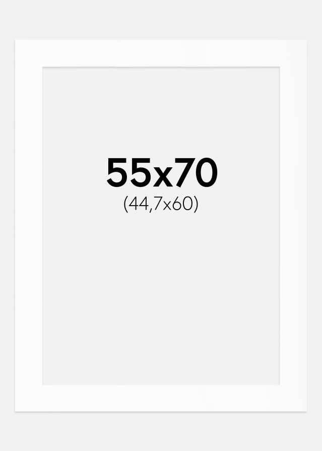 Paspartȗ Beli Standard (Belo Jedro) 55x70 cm (44,7x60)