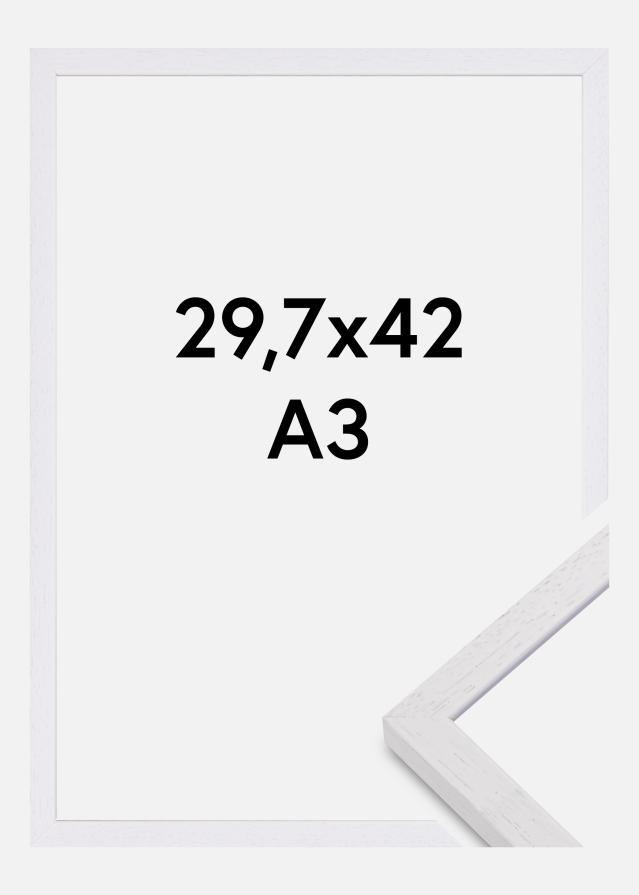 Okvir Glendale Mat Antirefleksno steklo Bela 29,7x42 cm (A3)