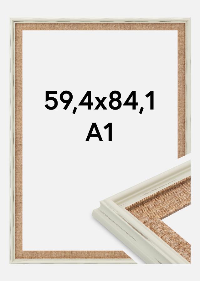 Okvir Sandweave Akrilno steklo Bela 59,4x84 cm (A1)