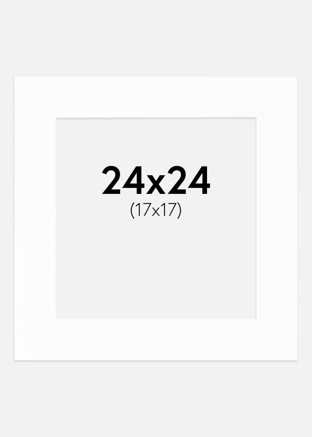 Paspartŭ Canson Bela Bel notranji rob 24x24 cm (17x17)