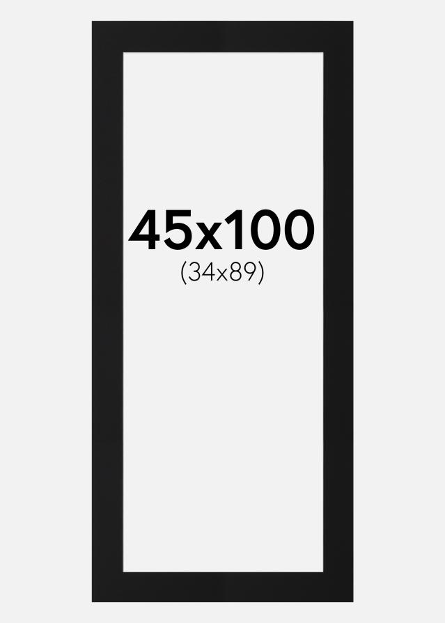 Paspartŭ Črni Standard (Belo Jedro) 45x100 cm (34x89)