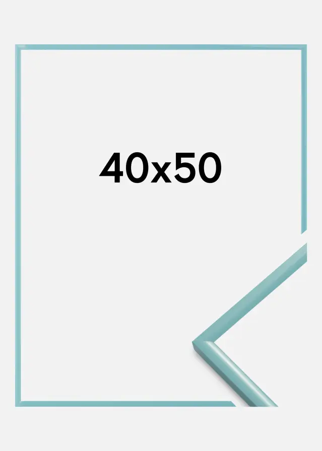 Okvir New Lifestyle Akrilno steklo Turkozna 40x50 cm