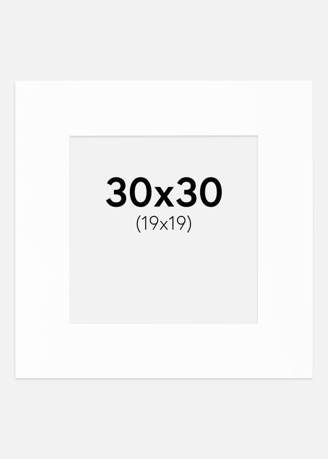 Paspartŭ Canson Bela Bel notranji rob 30x30 cm (19x19)