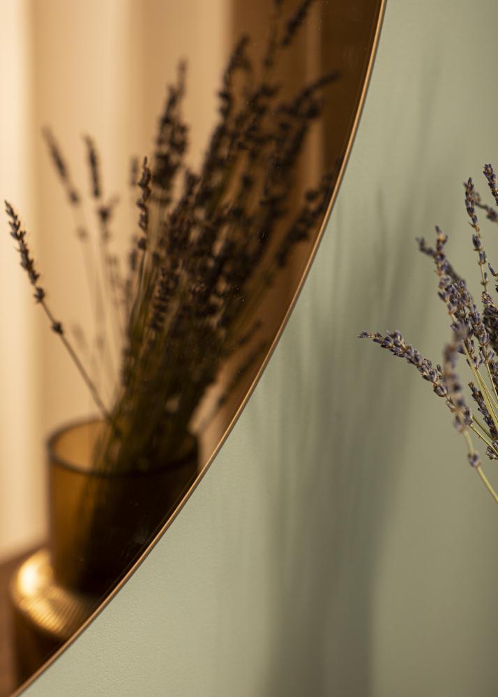 KAILA Okrogel Ogledalo Rose Gold 80 cm Ø