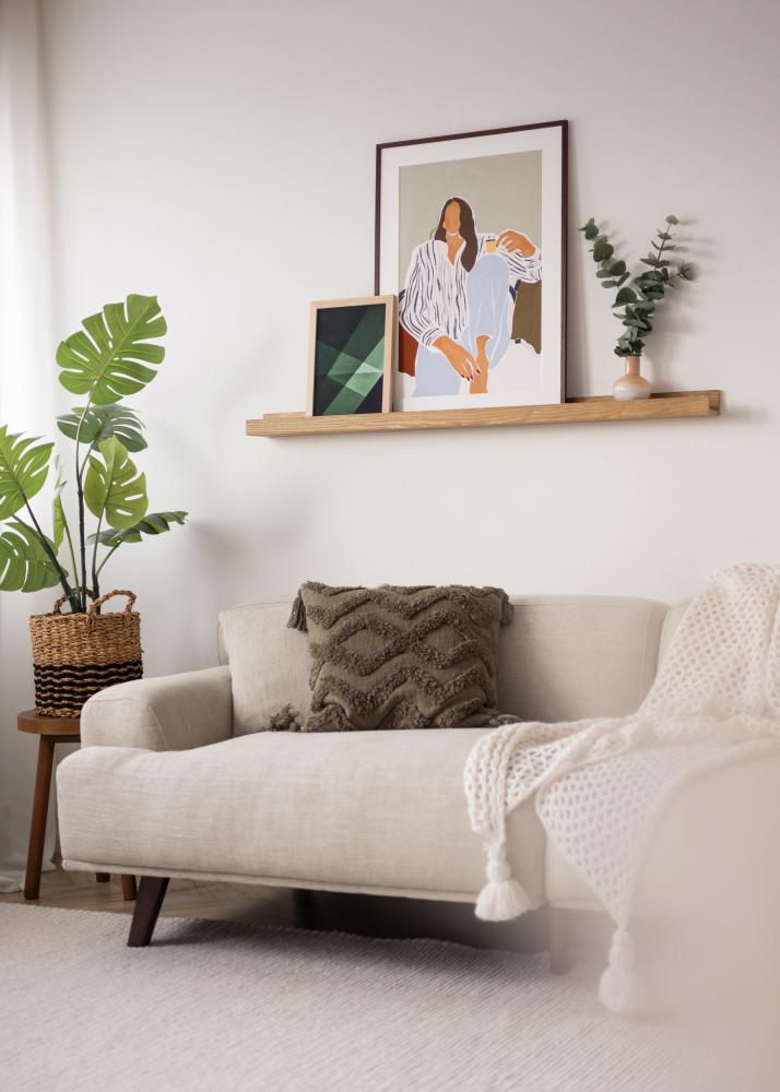 KAILA Polica za slike Hrast 130 cm