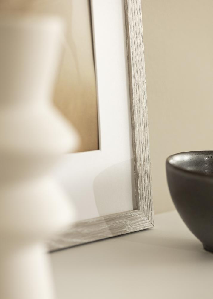 Okvir Eleganten Akrilno steklo Light Grey Oak 40x50 cm