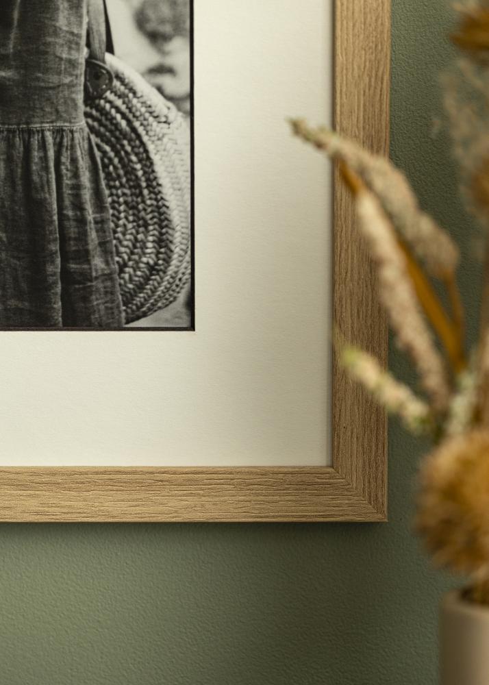 Paspartŭ Bela Črn notranji rob 15x21 cm (9x14 cm)