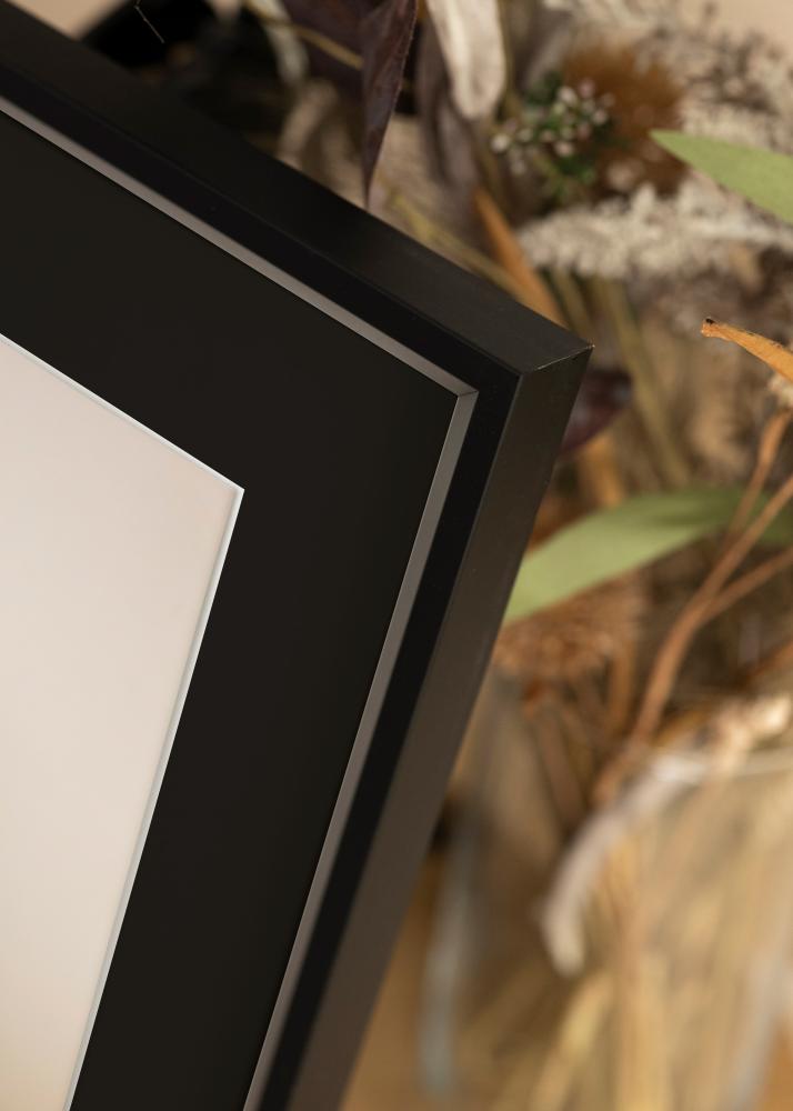 Okvir Globe Črna 30x30 cm - Paspartŭ Črna 8x8 inches