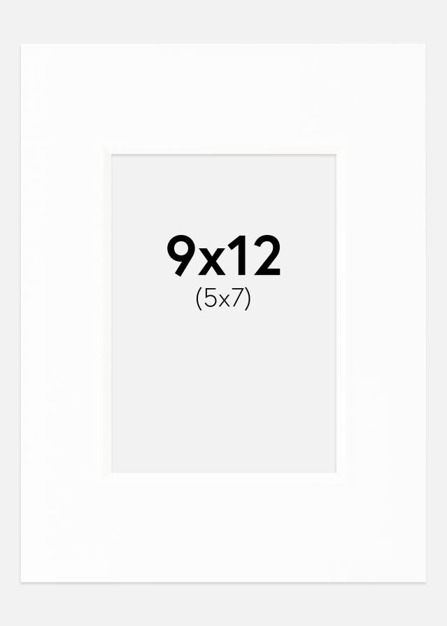 Paspartŭ Canson Bela Bel notranji rob 9x12 cm (5x7)