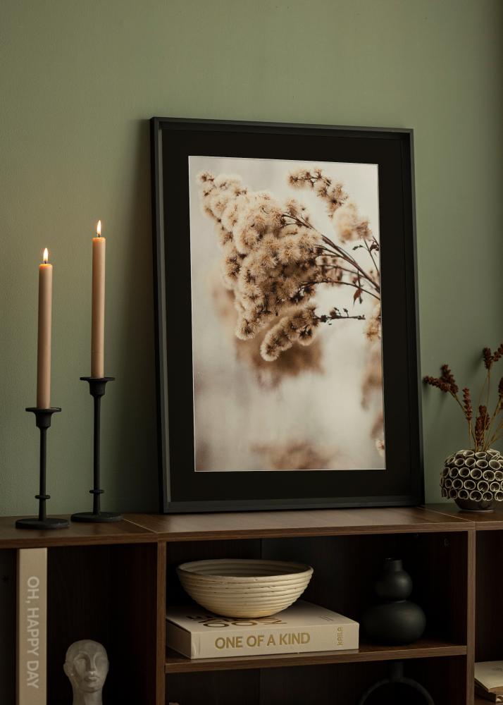 Okvir Globe Črna 30x30 cm - Paspartŭ Črna 8x8 inches